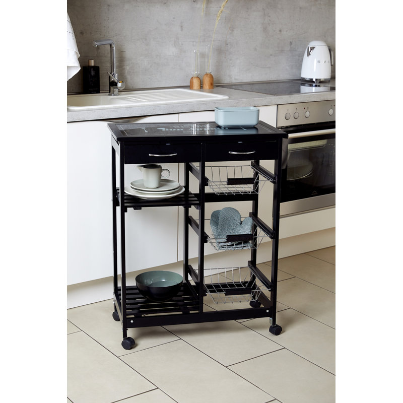 ClearAmbient Kücheninsel McCaskill mit Fliesenplatte | Wayfair.de